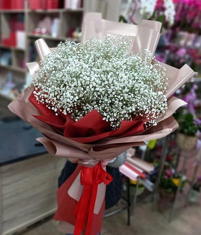 Букет цветов из: Гипсофила в Майкопе
