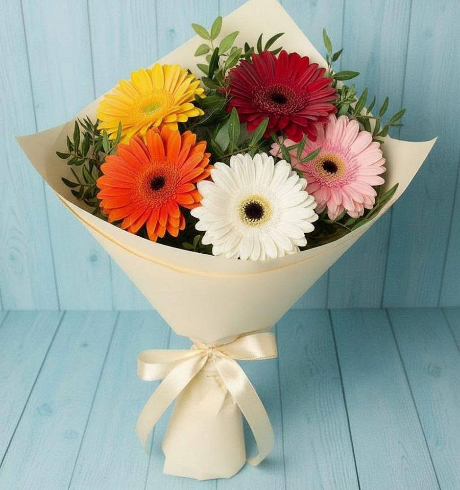 Букет цветов из: Герберы в Майкопе