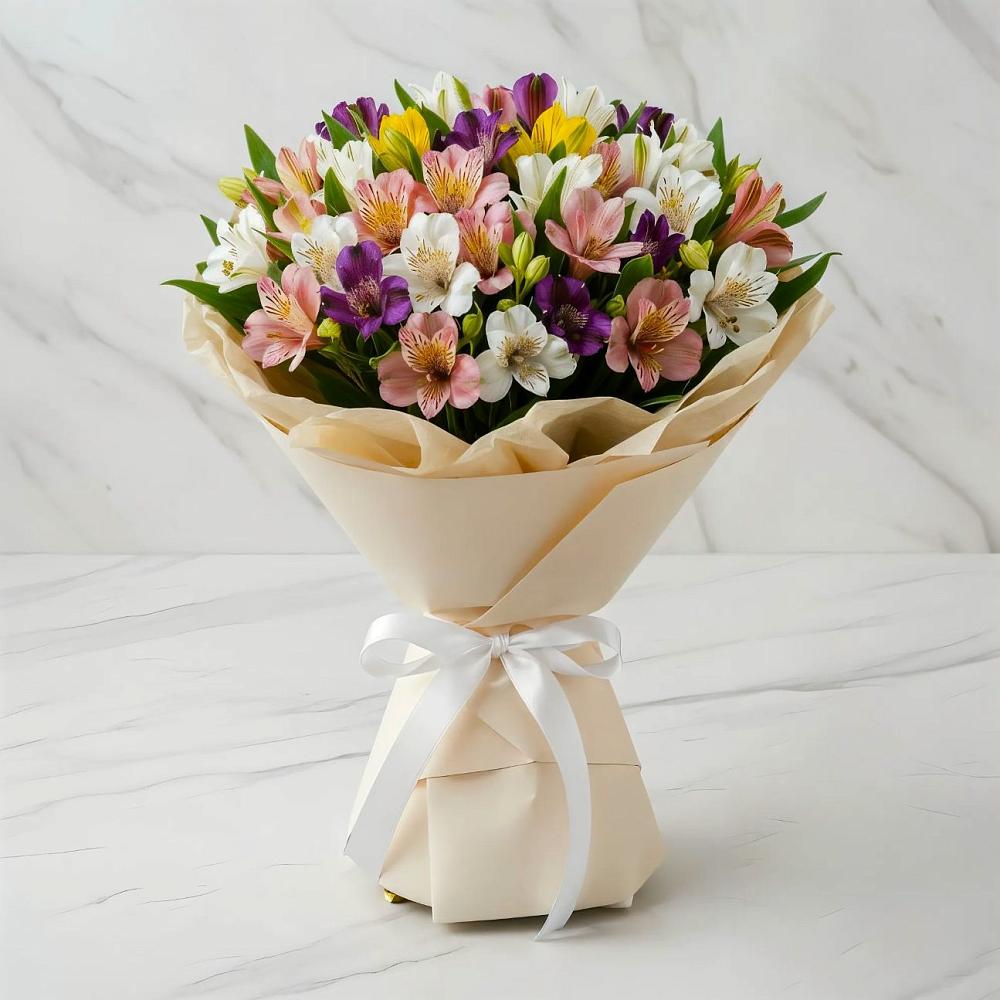 Букет цветов из: Альстромерии в Майкопе