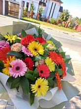 Букет цветов из:  Герберы #REPLACE_PRED# Майкопе