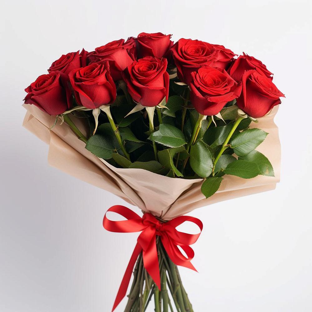 Букет 11 Красных роз Эдлесс Лав в Майкопе