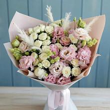 Букет цветов из:  Альстромерии и Розы #REPLACE_PRED# Майкопе